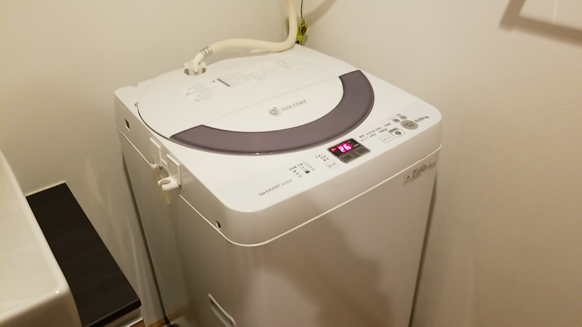 名古屋市西区浄心 SHARP製全自動洗濯機 出張分解洗浄作業